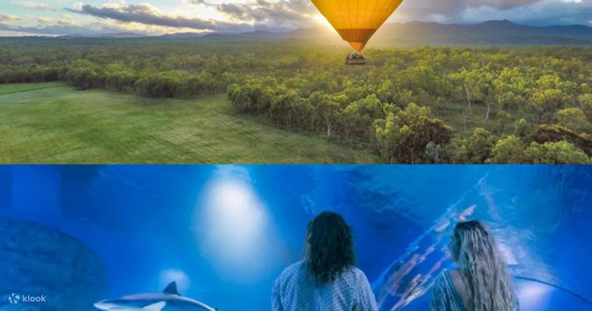 Cairns Hot Air Balloon Flight + FREE Entry to Cairns Aquarium Klook